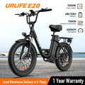 1000W Fat Tire Electric Bike — 48V 13Ah Removable Battery, Up to 28 MPH, 20×3 in Tires, 7-Speed, Dual Disc Brakes
