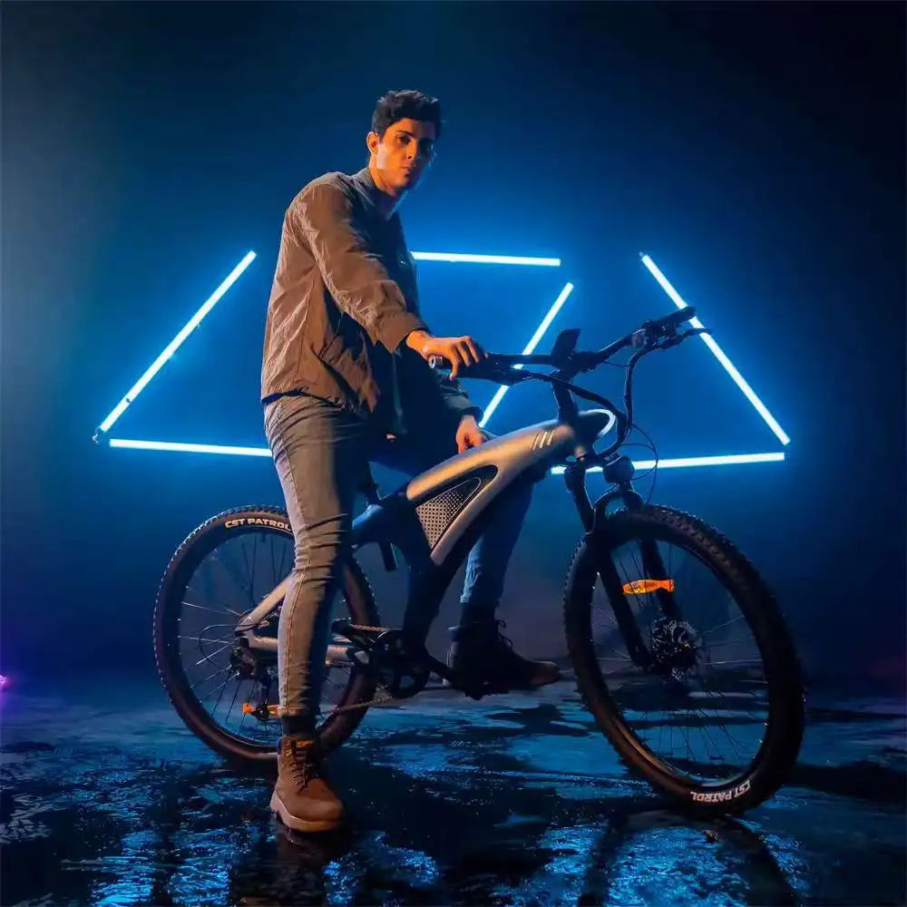 2000W 48V 20Ah Electric Mountain E-Bike — 27.5 in Fat Tire Adult Ebike, IPX6