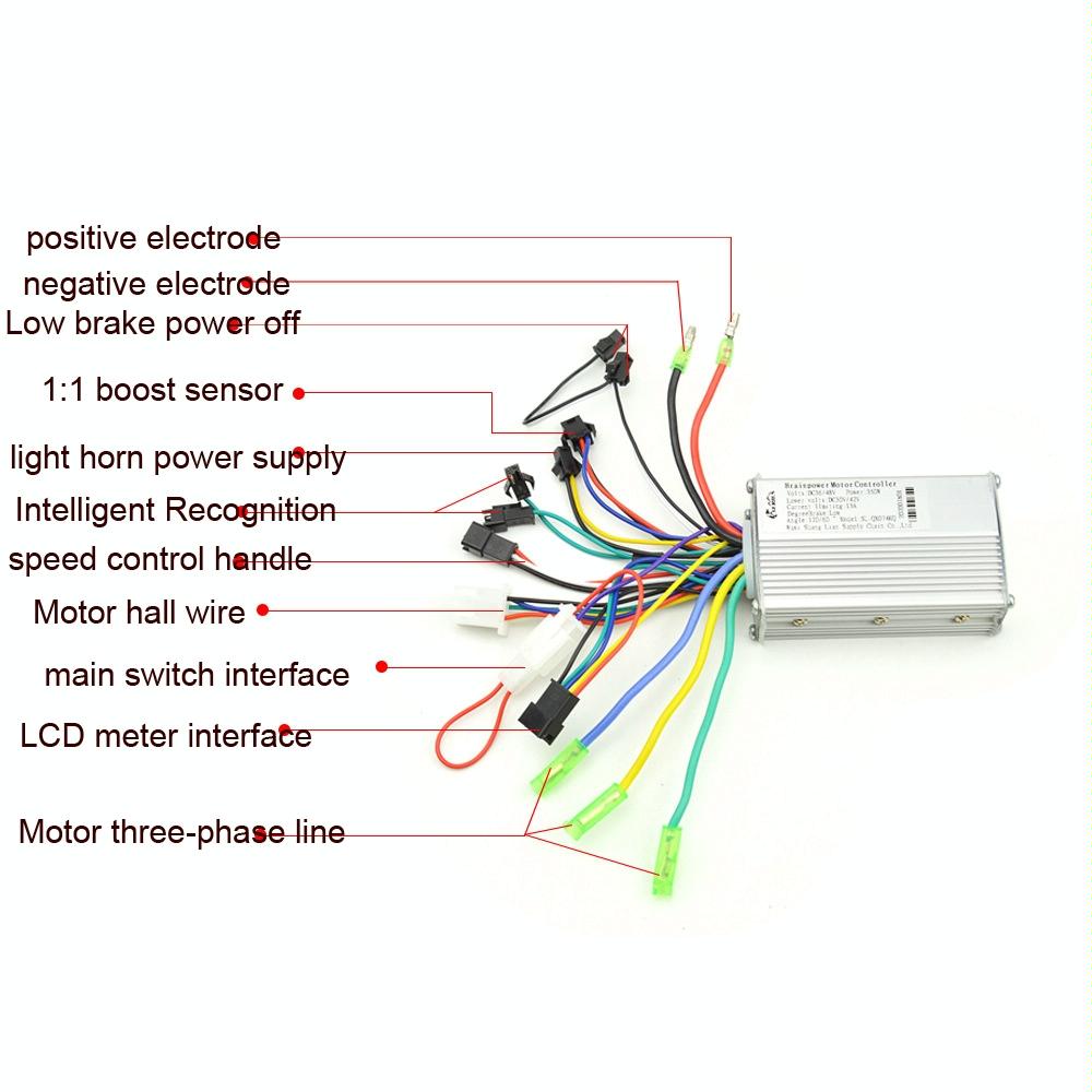 NNEIDS Universal Electric Bike / Scooter Controller With Speedmeter - 250W / 350W