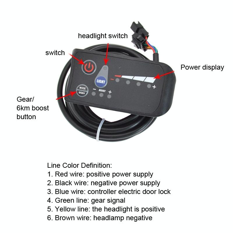 NNEIDS Electric Bike Display & Controller Set For S810H Scooter