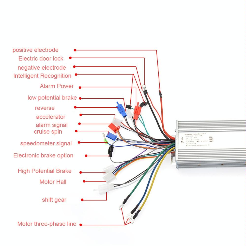 NNEIDS Universal 1200W Dual Mode Electric Bike Controller